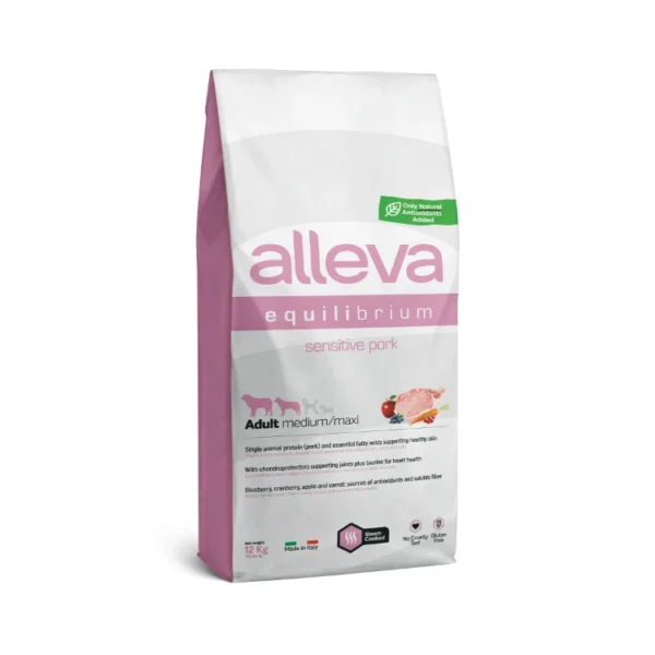 Hrana Za Kucheta Alleva Equilibrium Sensitive Adult Mediummaxi Ss Svinsko 12 Kg