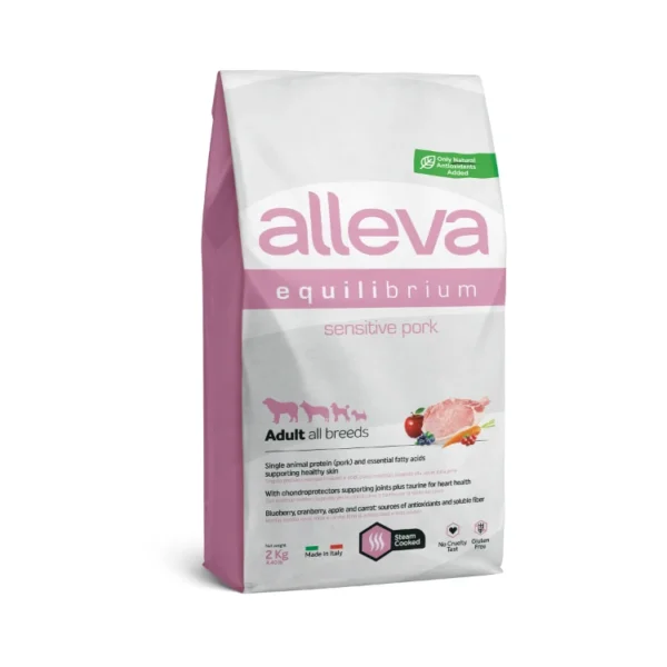 Hrana Za Kucheta Alleva Equilibrium Sensitive Adult All Breeds Ss Svinsko 2 Kg