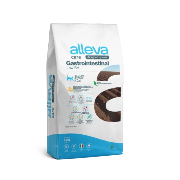 Croquettes Alleva Care Gastrointestinal Low Fat chat 5kg