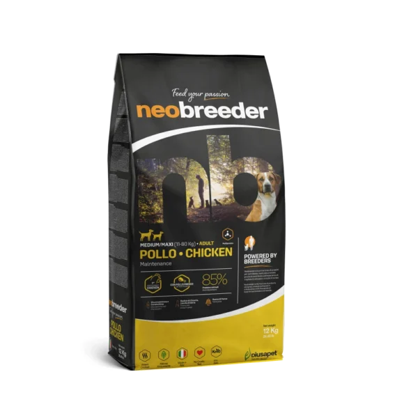 Croquettes Neobreeder Poulet chien adulte medium maxi 12kg