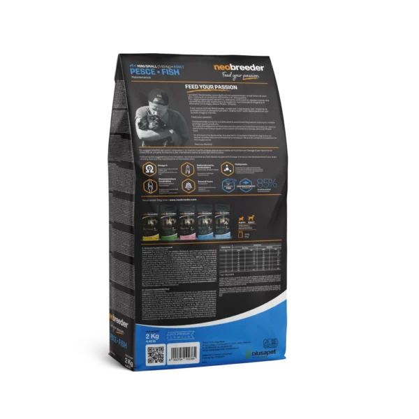 Croquettes Neobreeder Poisson chien adulte mini 2kg