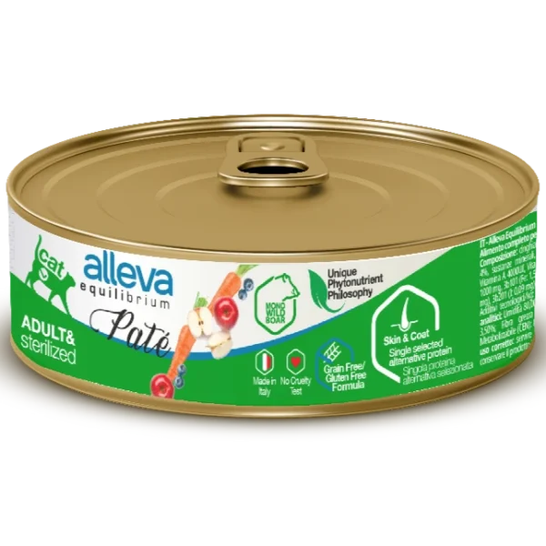 Pâté humide Equilibrium pour chatons stérilisés (poulet) | 85 gr